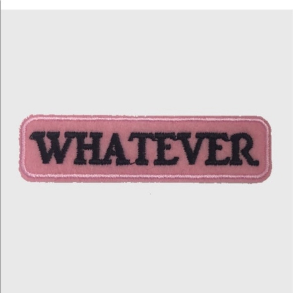 WHATEVER Iron-On/Sew-On Patch